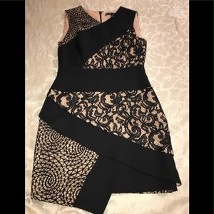 BCBG Black Lace Patterned Dress* Never worn!